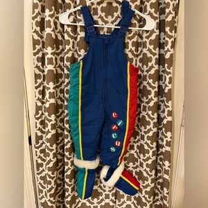 Vintage Toddler snowsuit overalls